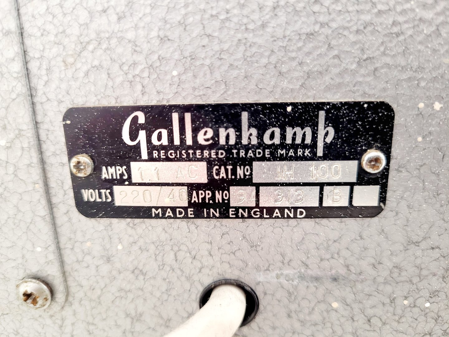 Image of Gallenkamp Size One Incubator Model IH-100 Lab