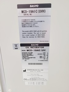 Thumbnail image of Sanyo CO2 laboratory Incubator Model MCO-19AIC (UV) Lab Spares/Repairs