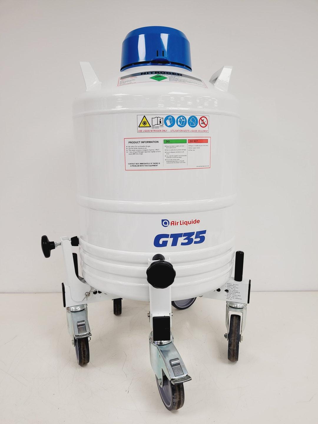 Image of Air Liquide GT35 Liquid Nitrogen Dewar lab
