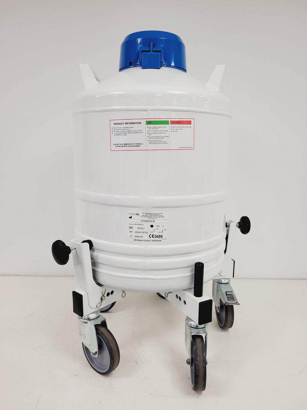 Image of Air Liquide GT35 Liquid Nitrogen Dewar lab