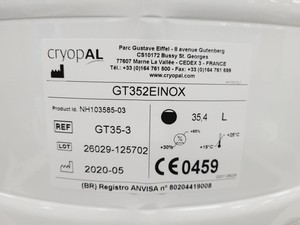 Thumbnail image of Air Liquide GT35 Liquid Nitrogen Dewar lab