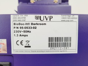 Thumbnail image of UVP BioDoc-It Gel Doc Imaging System M-20 Lab