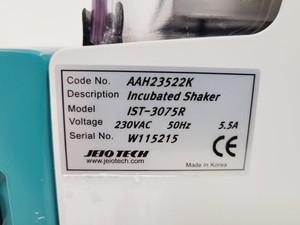 Thumbnail image of Medline Scientific Jeio Tech Lab Companion Incubator Shaker IST-3075R