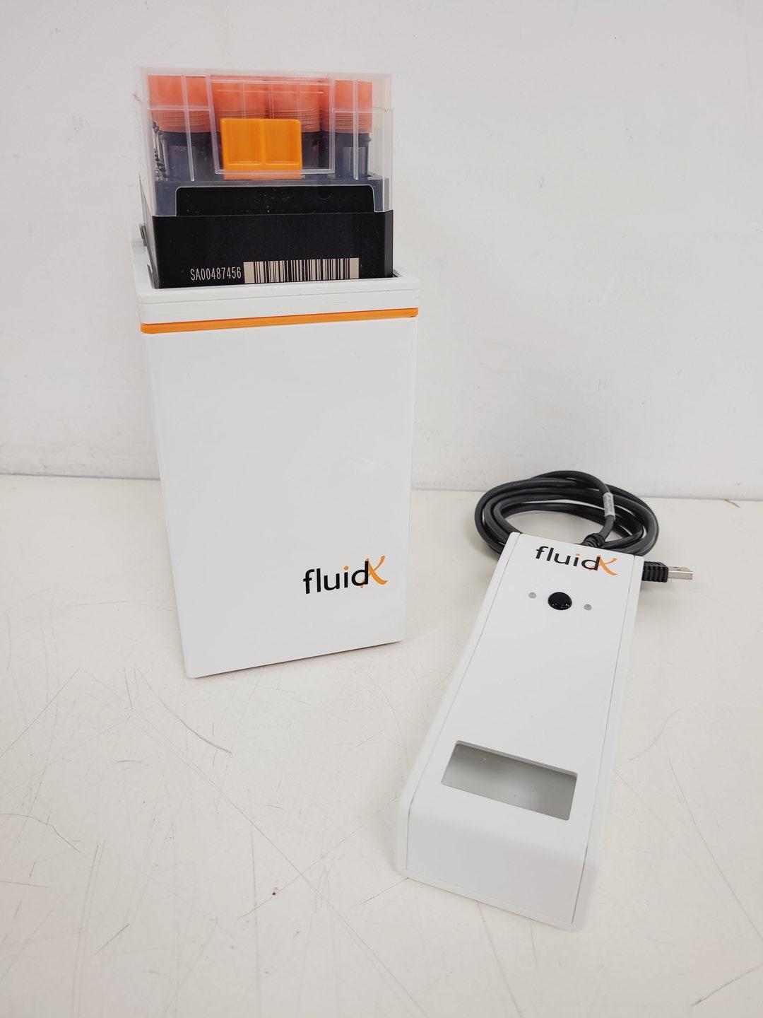 Image of FluidX Perception Barcoded Tube Reader with Accessories Lab