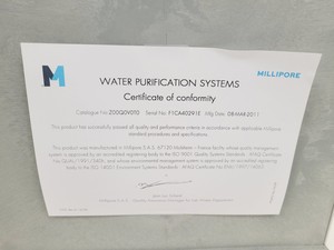 Thumbnail image of Millipore Milli-Q Advantage A10 & Q-POD Water Purification System