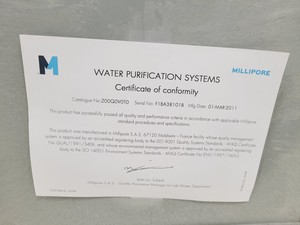Thumbnail image of Millipore Milli-Q Advantage A10 &  Water Purification System Q-POD Lab