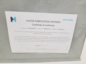 Thumbnail image of Millipore Milli-Q Advantage A10 Q-PodWater Purification System Faulty Screen