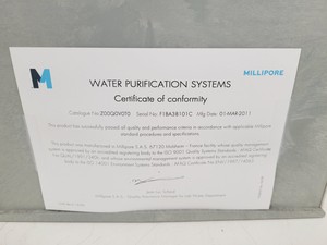 Thumbnail image of Millipore Milli-Q Advantage A10 with Q-POD Water Purification System Lab