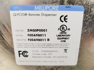 Thumbnail image of Millipore Milli-Q Advantage A10 with Q-POD Water Purification System Lab