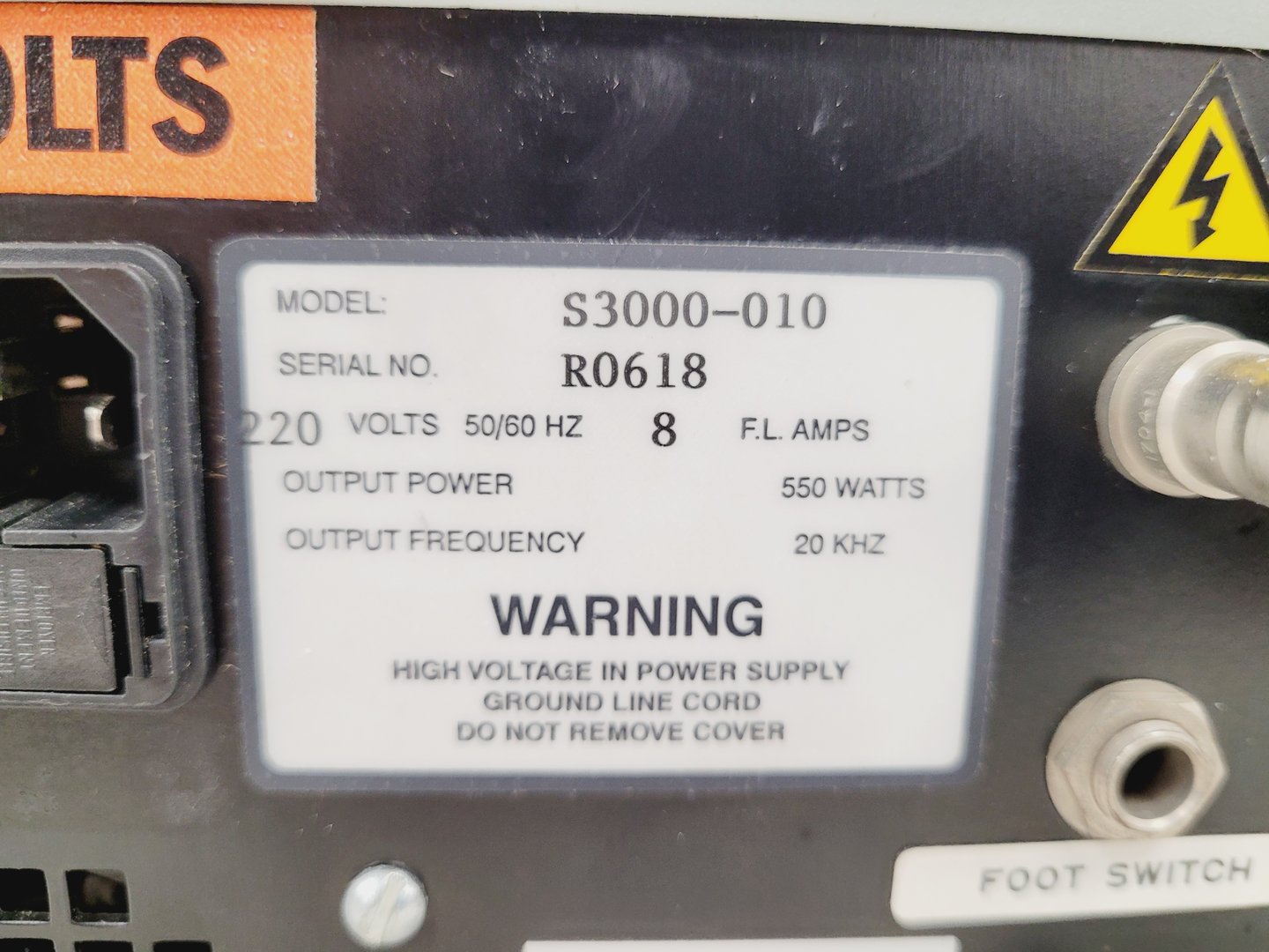 Image of Misonix Sonicator S3000-010 Ultrasonic Homogenizer Controller Lab