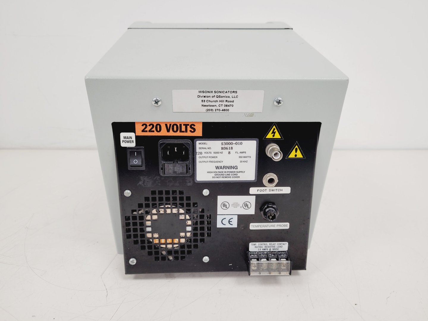 Image of Misonix Sonicator S3000-010 Ultrasonic Homogenizer Controller Lab