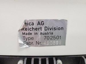 Thumbnail image of Leica Reichert Ultracut S Microtome & Controller Lab