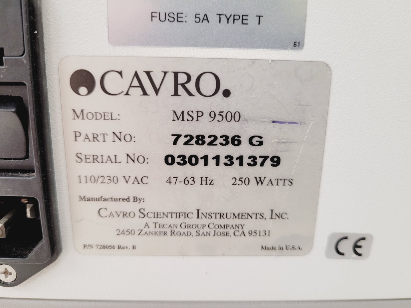 Image of Tecan MiniPrep 75 MSP 9500 Liquid Handler Sample Processer Lab