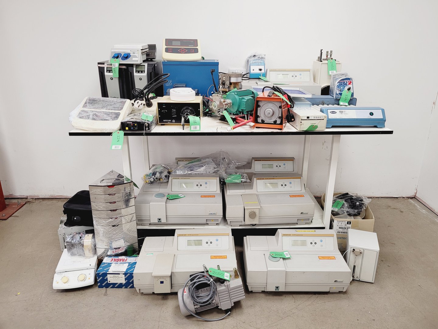 Image of Job Lot of Laboratory Equipment - Mixers, Meters, Pumps Lab