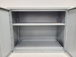 Thumbnail image of Grey Hazardous Flammable Chemical Cabinet Lab Storage COSHH