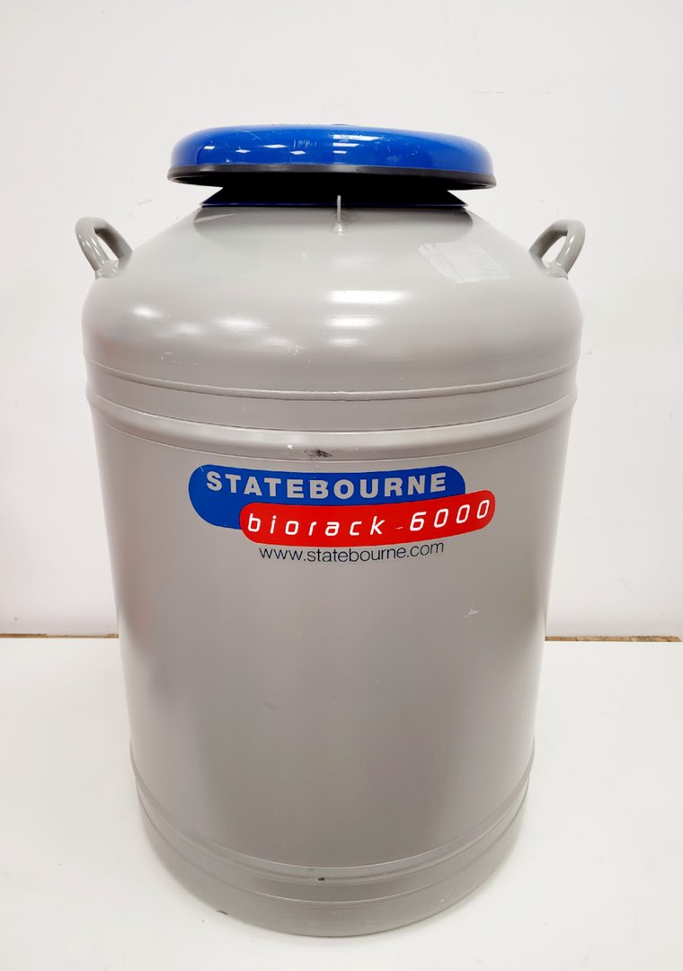 Image of Statebourne Cryogenics Biorack 6000 Liquid Nitrogen Tank Dewar