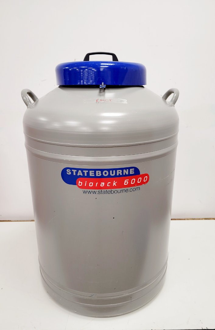 Image of Statebourne Cryogenics Biorack 6000 Liquid Nitrogen Tank Dewar