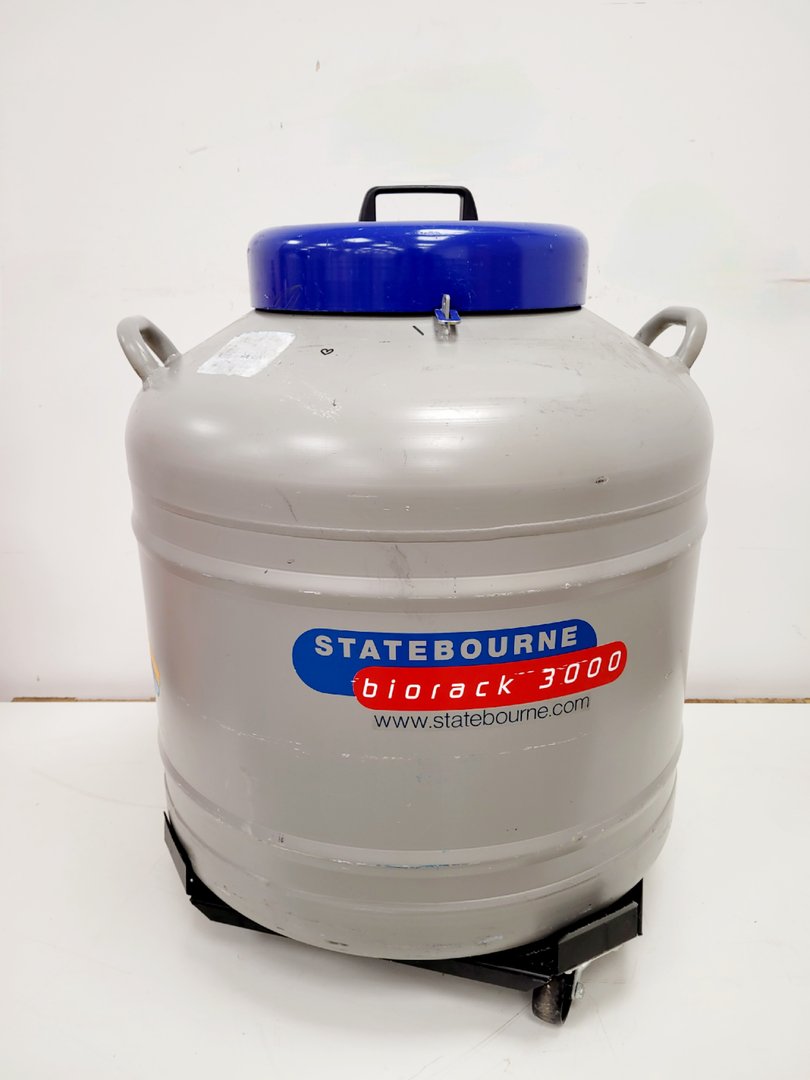 Image of Statebourne Cryogenics Biorack 3000 Liquid Nitrogen Dewar Lab