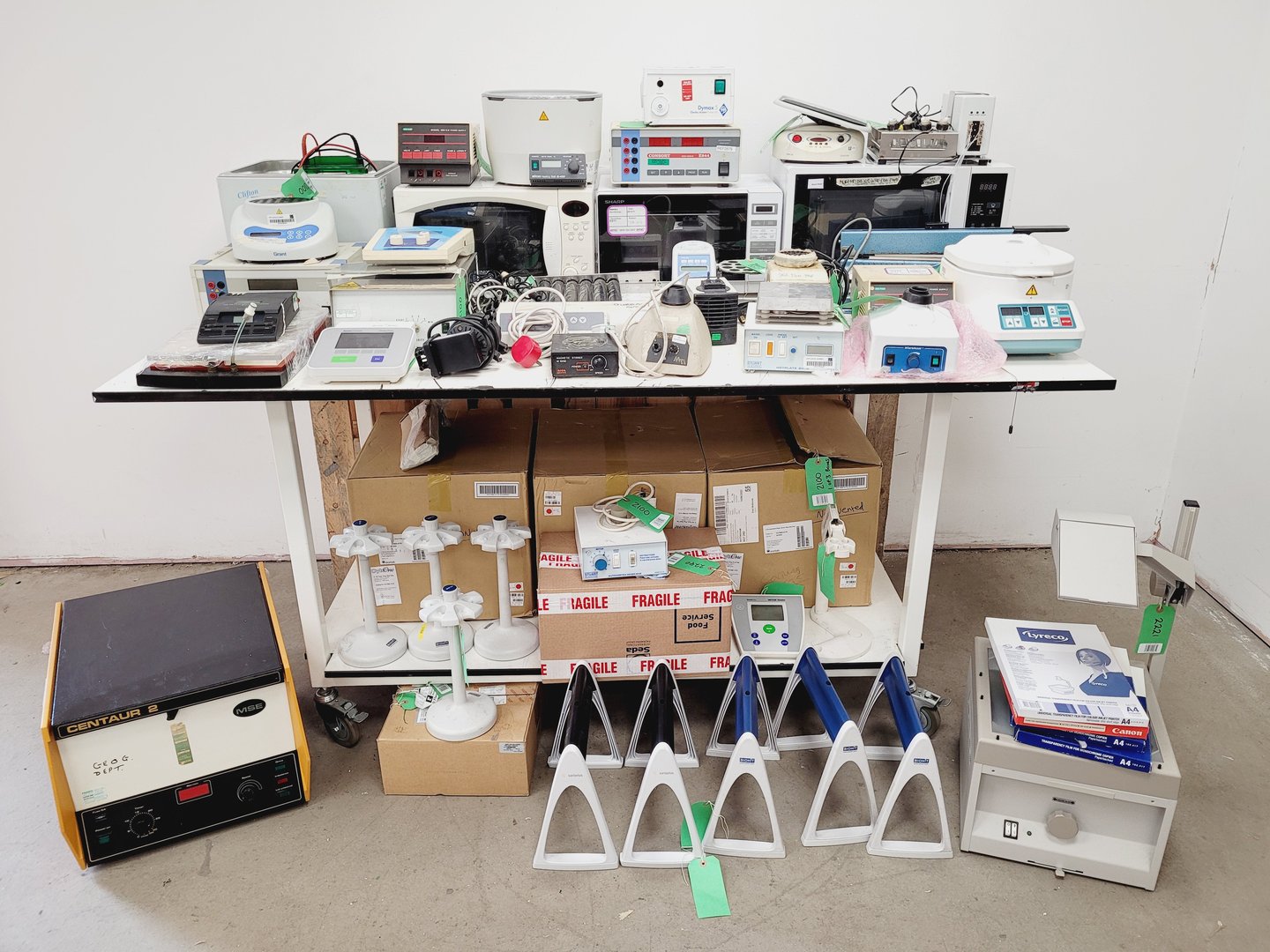 Image of Mixed Job Lot of Laboratory Equipement -Mixers, Stirrers, Centrifuge Lab
