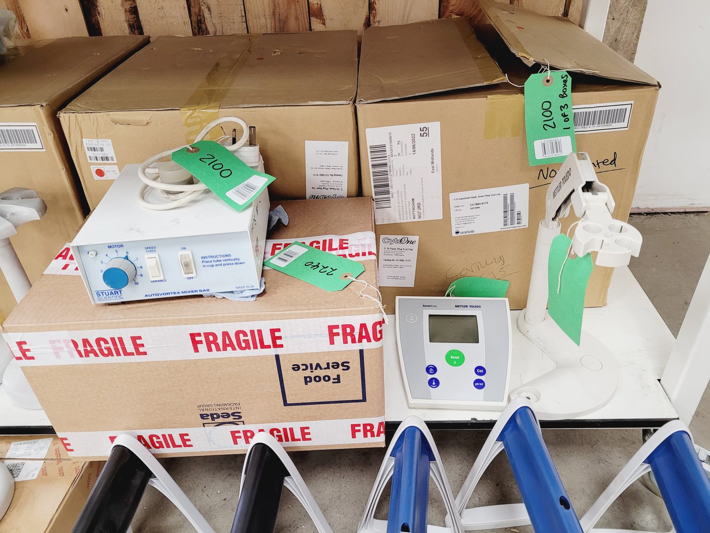 Image of Mixed Job Lot of Laboratory Equipement -Mixers, Stirrers, Centrifuge Lab