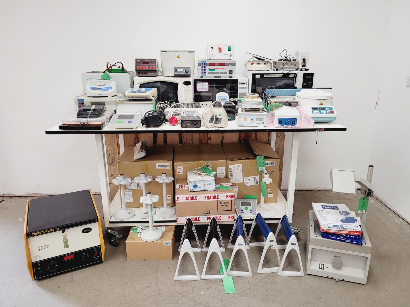 Image of Mixed Job Lot of Laboratory Equipement -Mixers, Stirrers, Centrifuge Lab