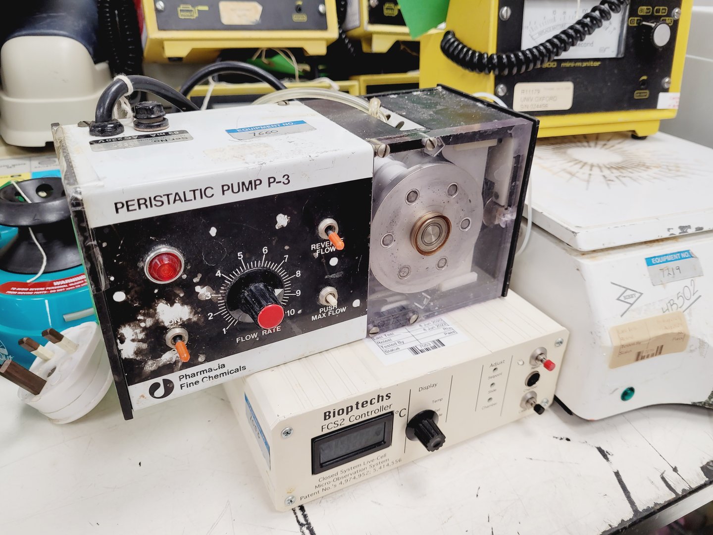 Image of Mixed Job Lot of Laboratory & AV Equipment - Water Bath, Stirrer, Lab
