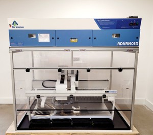 Image of Perkin Elmer Janus Automated Workstation w/ Purair Advanced Ductless Fume Hood