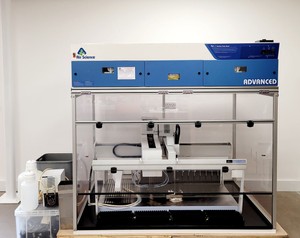 Thumbnail image of Perkin Elmer Janus Automated Workstation with Purair Advanced Ductless Fume Hood