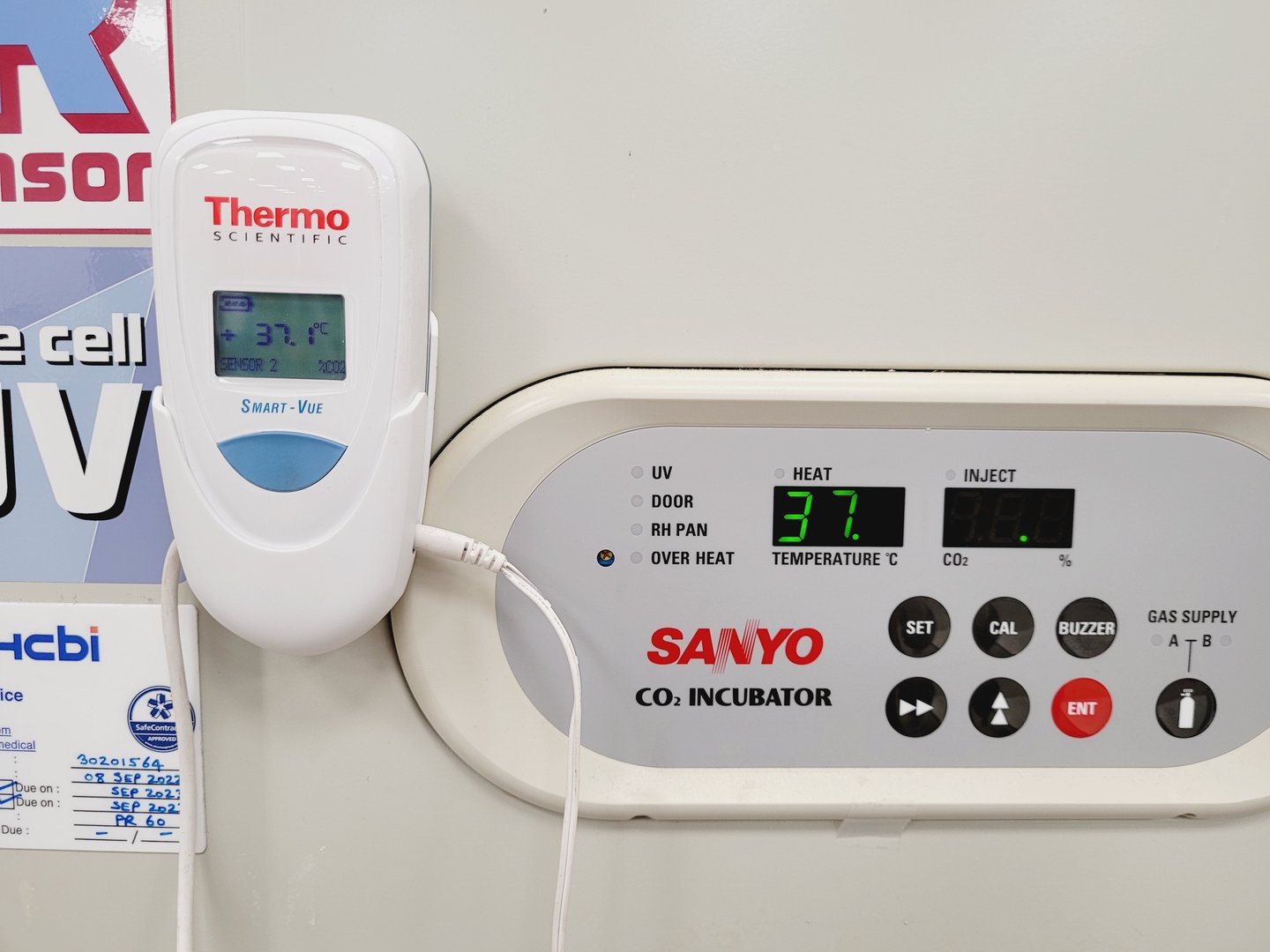 Image of Sanyo CO2 Incubator Double Stack MCO-17AI MCO18AIC (UV) Lab Spares/Repairs