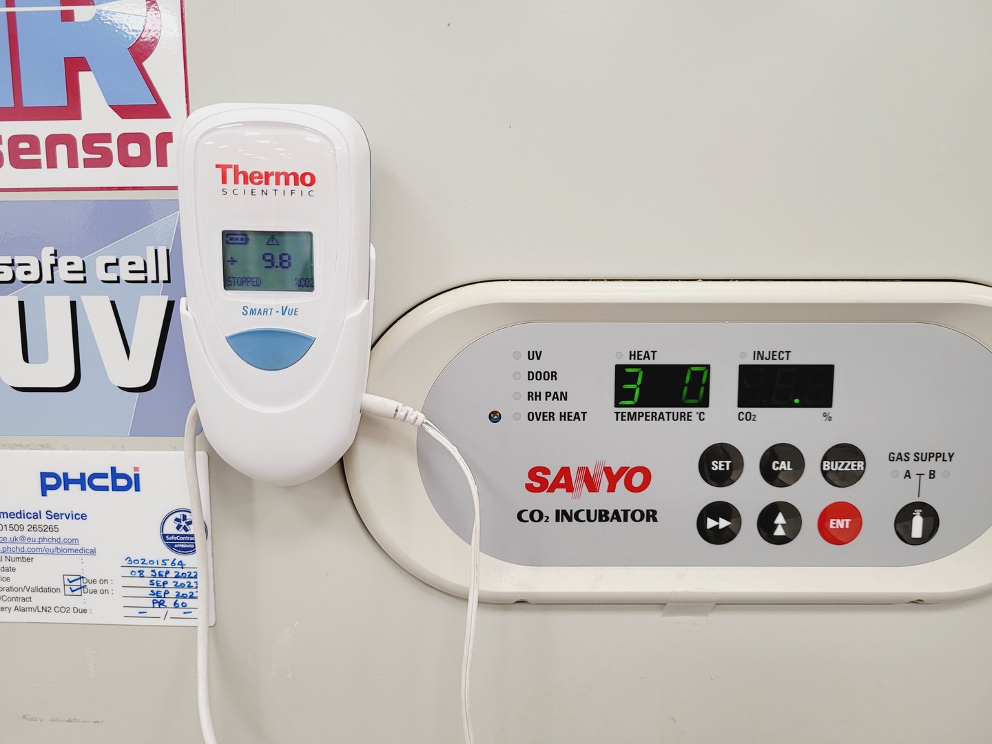 Image of Sanyo CO2 Incubator Double Stack MCO-17AI MCO18AIC (UV) Lab Spares/Repairs