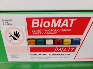 Thumbnail image of MAT Medical Air Technology BioMAT Class 2 Microbiological Safety Cabinet Faulty