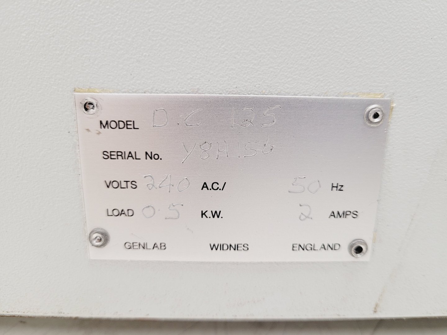 Image of Genlab DC125 Benchtop Laboratory Drying Cabinet Lab