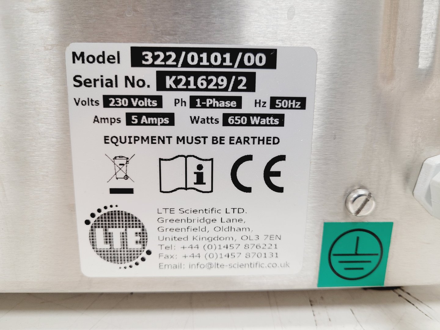 Image of LTE Scientific Benchtop Laboratory Drying Cabinet Model 322/0101/00 Lab