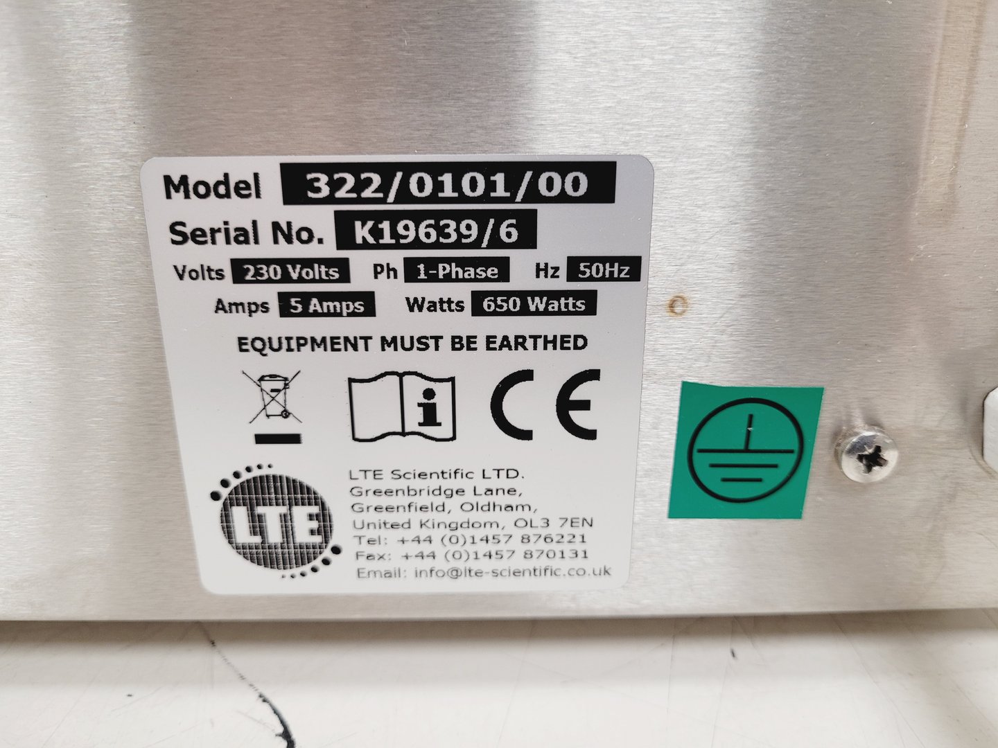 Image of LTE Scientific Benchtop Drying Cabinet Model 322/0101/00 Lab