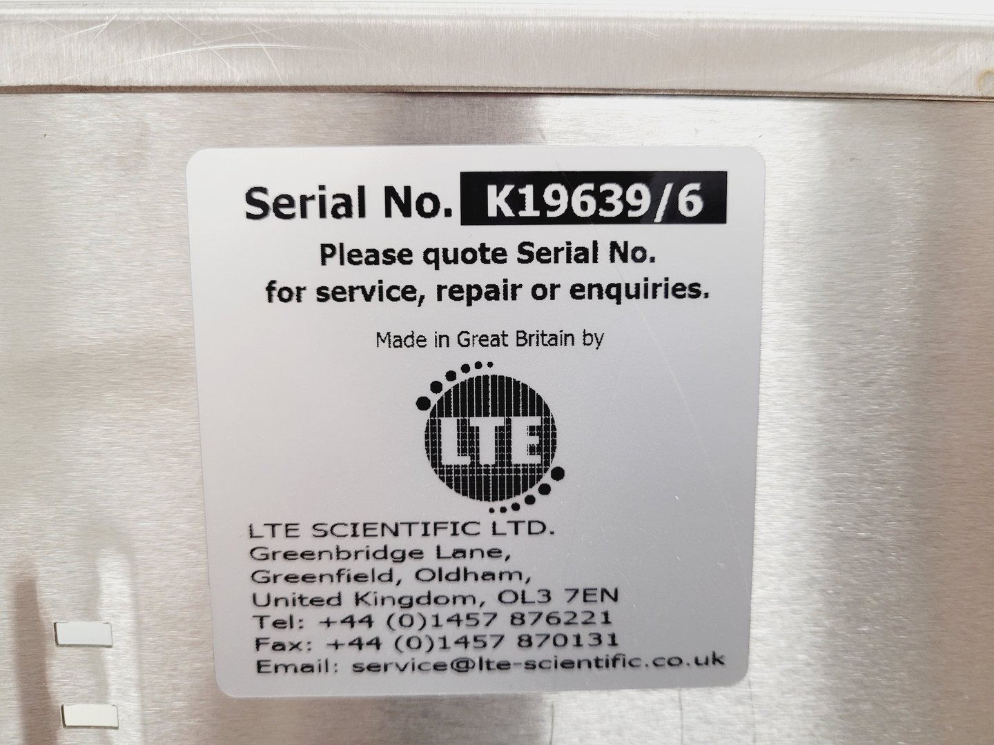 Image of LTE Scientific Benchtop Drying Cabinet Model 322/0101/00 Lab