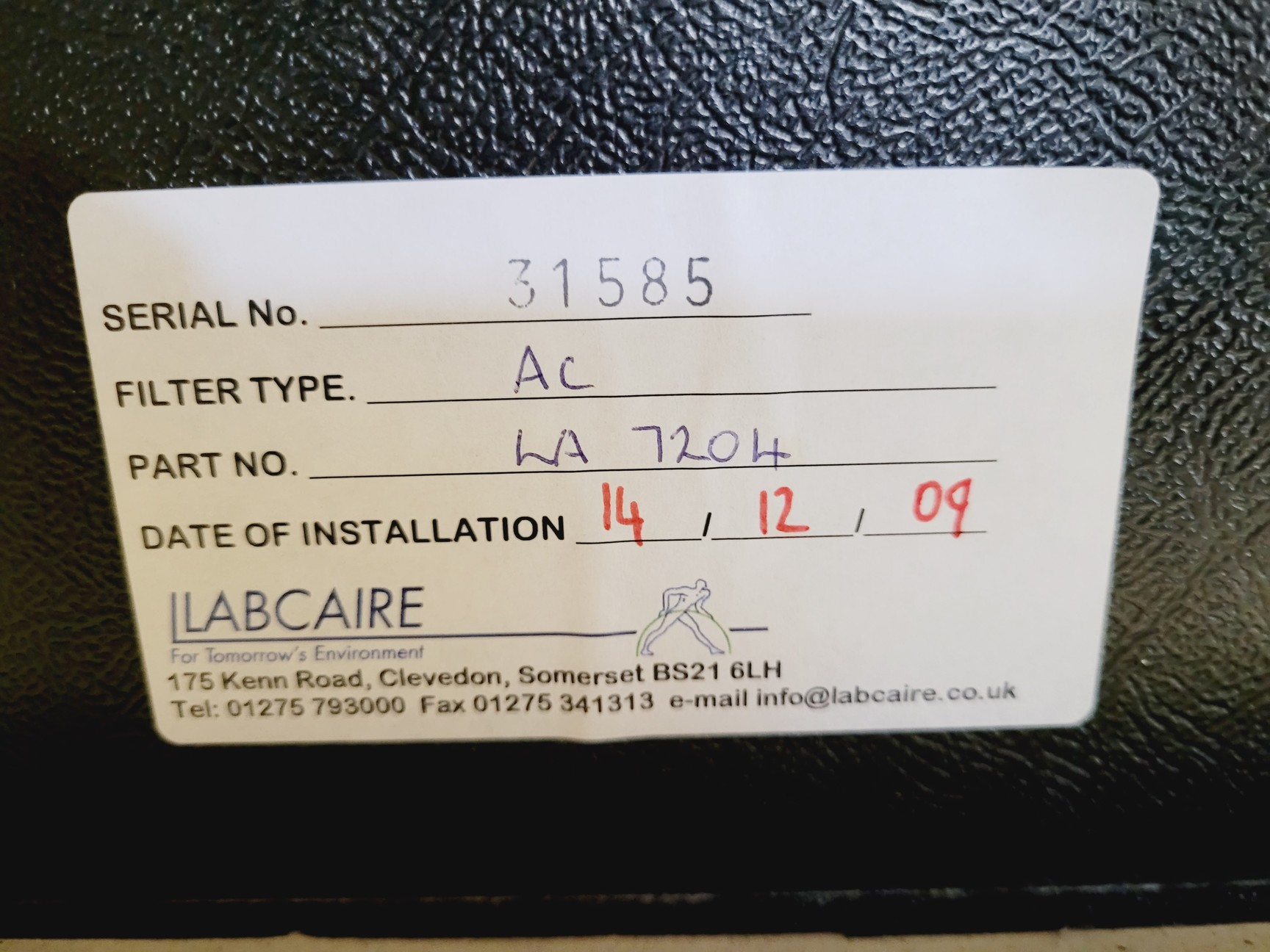 Image of Labcaire Special Downflow Laboratory Workstation Bench Lab