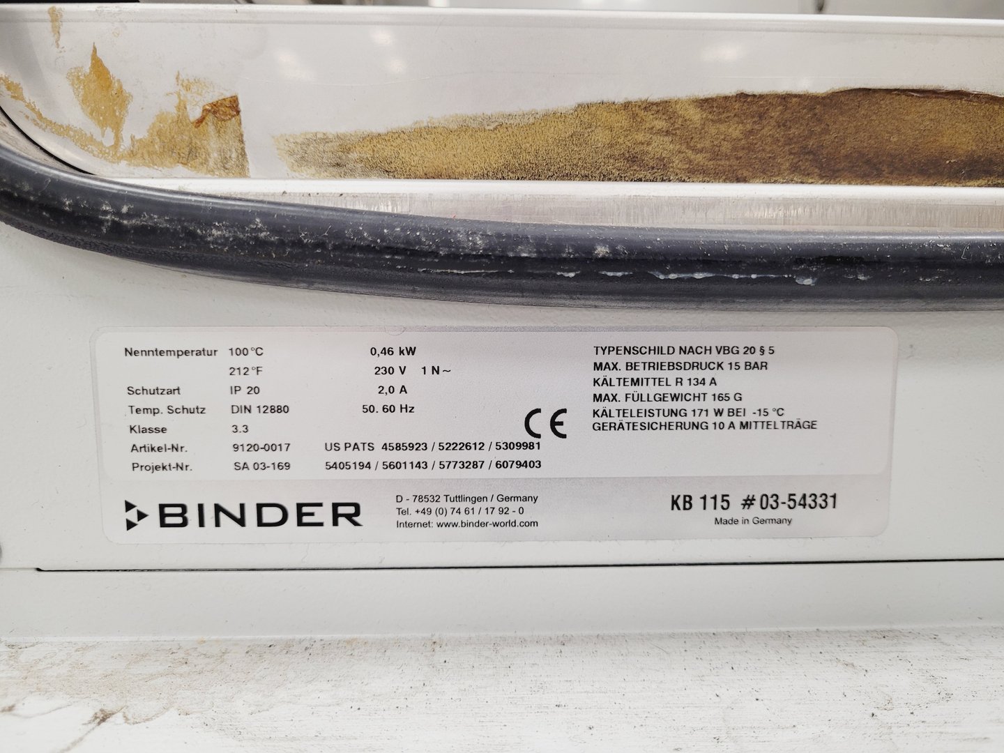 Image of Binder KB 115 Cooling Laboratory Incubator Lab
