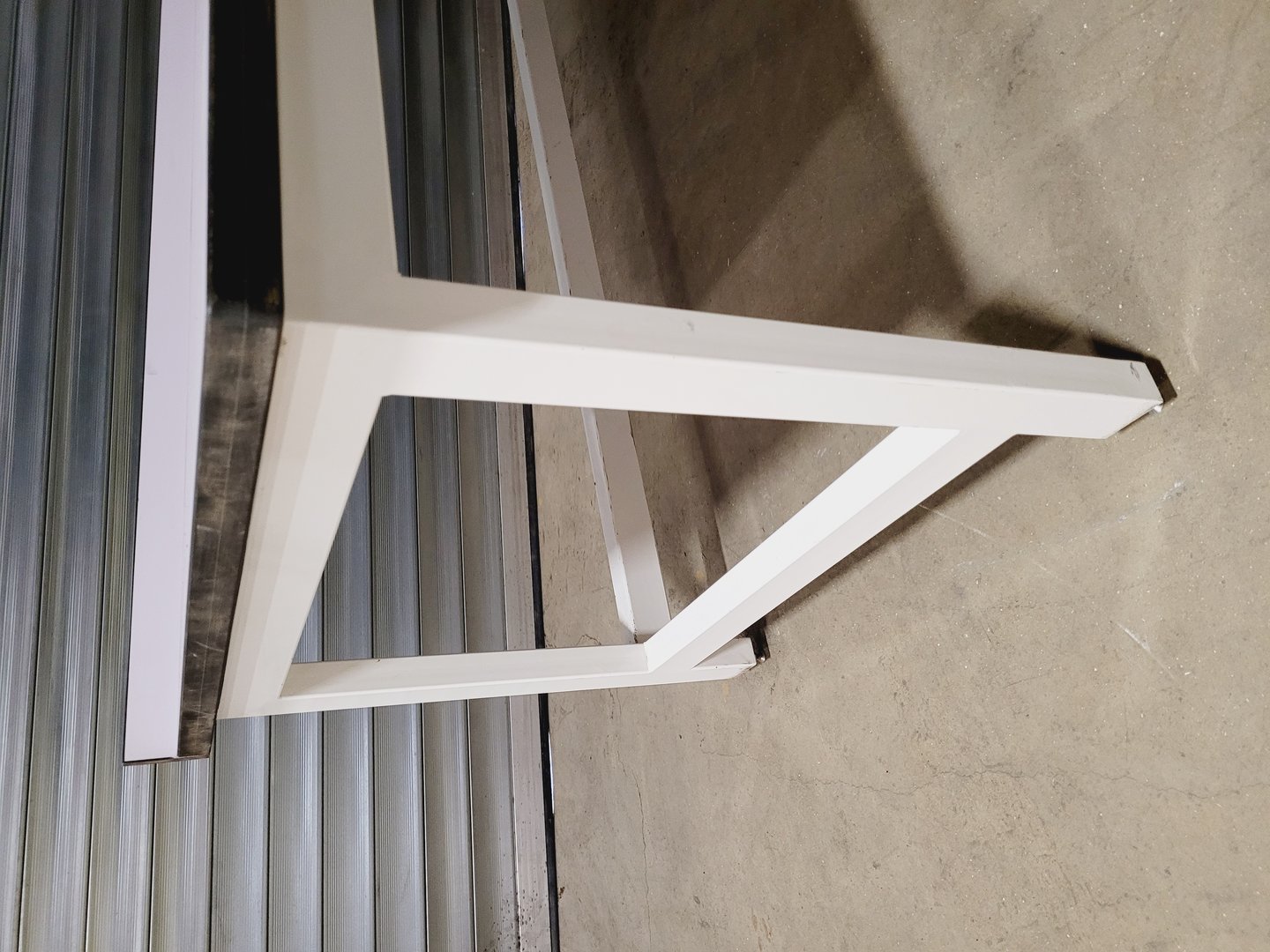 Image of Large White Trespa Laboratory Table/Desk