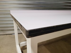 Thumbnail image of Large White Trespa Laboratory Table/Desk