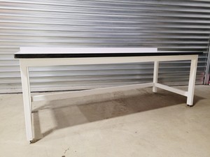 Thumbnail image of Large White Trespa Laboratory Table/Desk