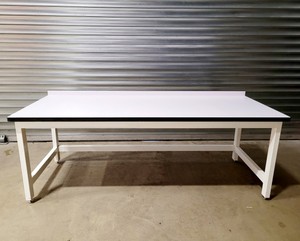 Thumbnail image of Large White Trespa Laboratory Table/Desk