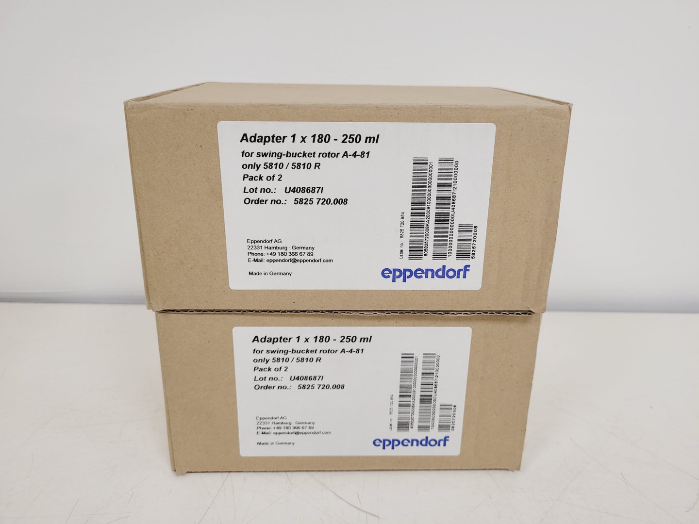 Image of Eppendorf 5810 R Refrigerated Centrifuge with A-4-81 4000rpm  Rotor Lab