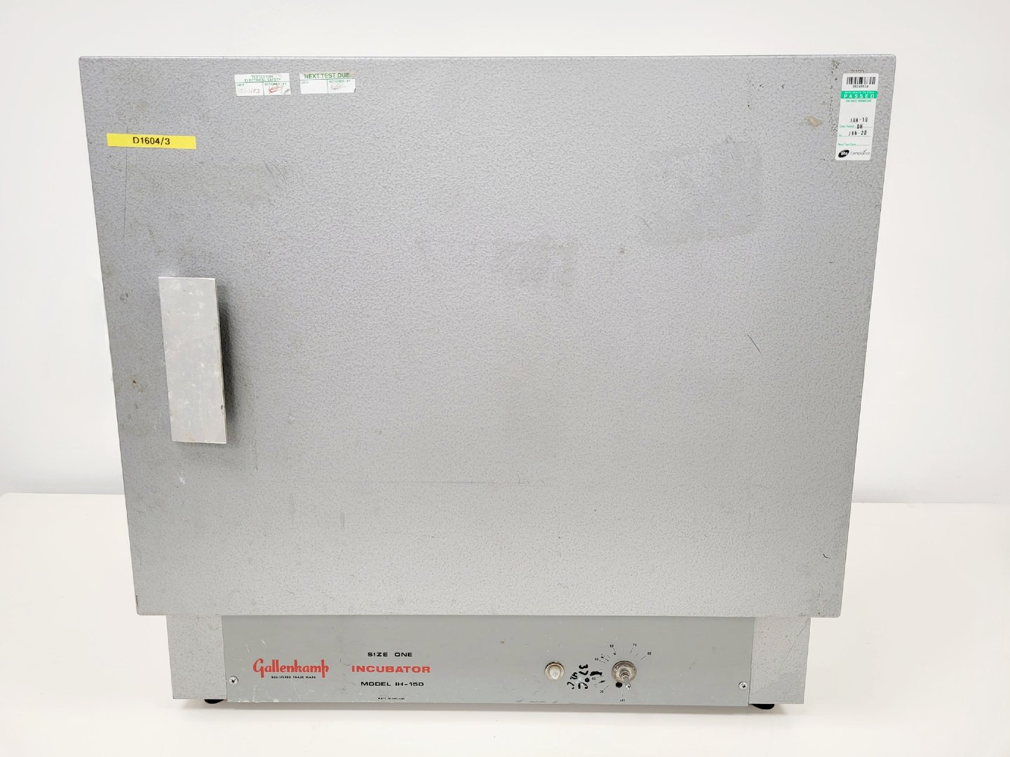 Image of Gallenkamp Size 1 Incubator Model IH-150 Lab