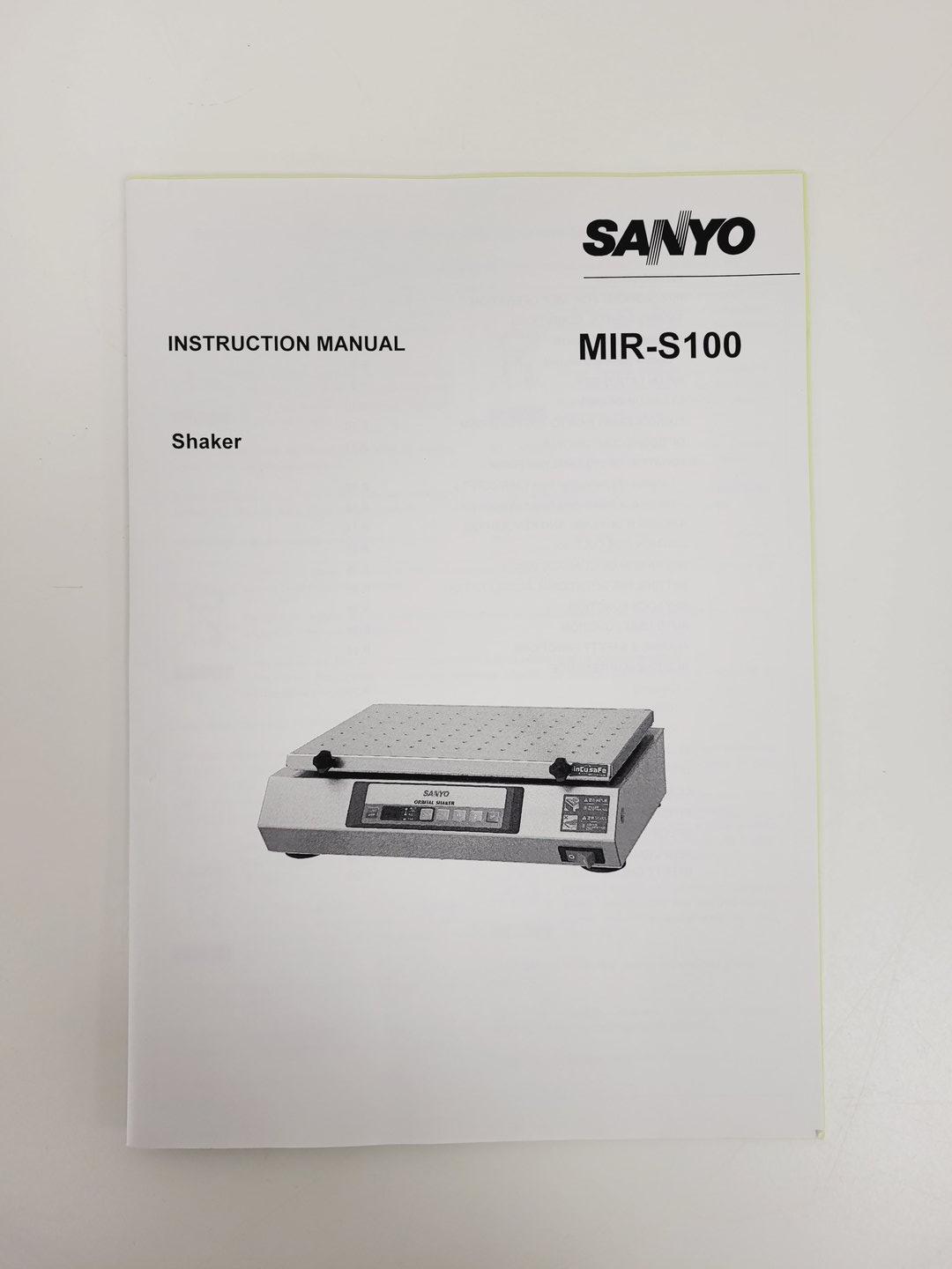 Image of SANYO MIR-S100 Orbital Benchtop Platform Shaker Lab