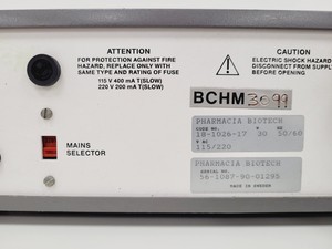 Thumbnail image of Pharmacia Biotech EPS-600 Electrophoresis Power Supply & LKB GN Controller Lab