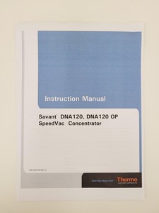 Thumbnail image of Savant DNA120 SpeedVac Concentrator DNA120-230 Lab
