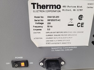 Thumbnail image of Savant DNA120 SpeedVac Concentrator DNA120-230 Lab
