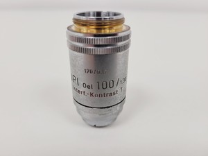 Thumbnail image of Set of 3 x Leitz Wetzlar 170/0.17 NPL Microscope Objectives  and Eyepieces Lab