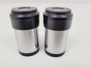 Thumbnail image of Set of 3 x Leitz Wetzlar 170/0.17 NPL Microscope Objectives  and Eyepieces Lab