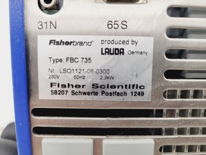 Thumbnail image of Fisherbrand FBC 735 Refrigerated Circulator Water Bath Lab